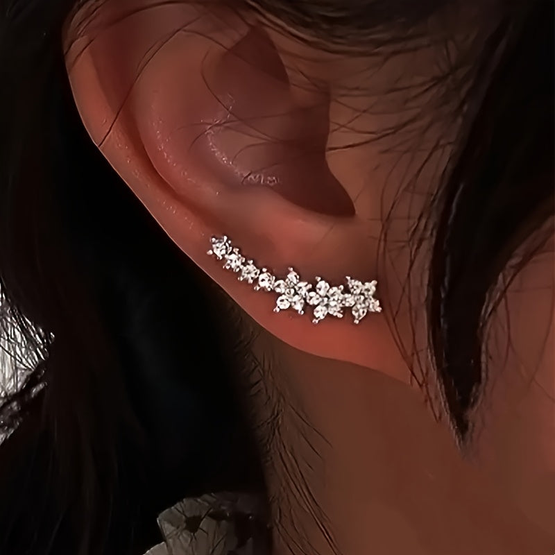 Celeste™ Crystal Climber Earrings