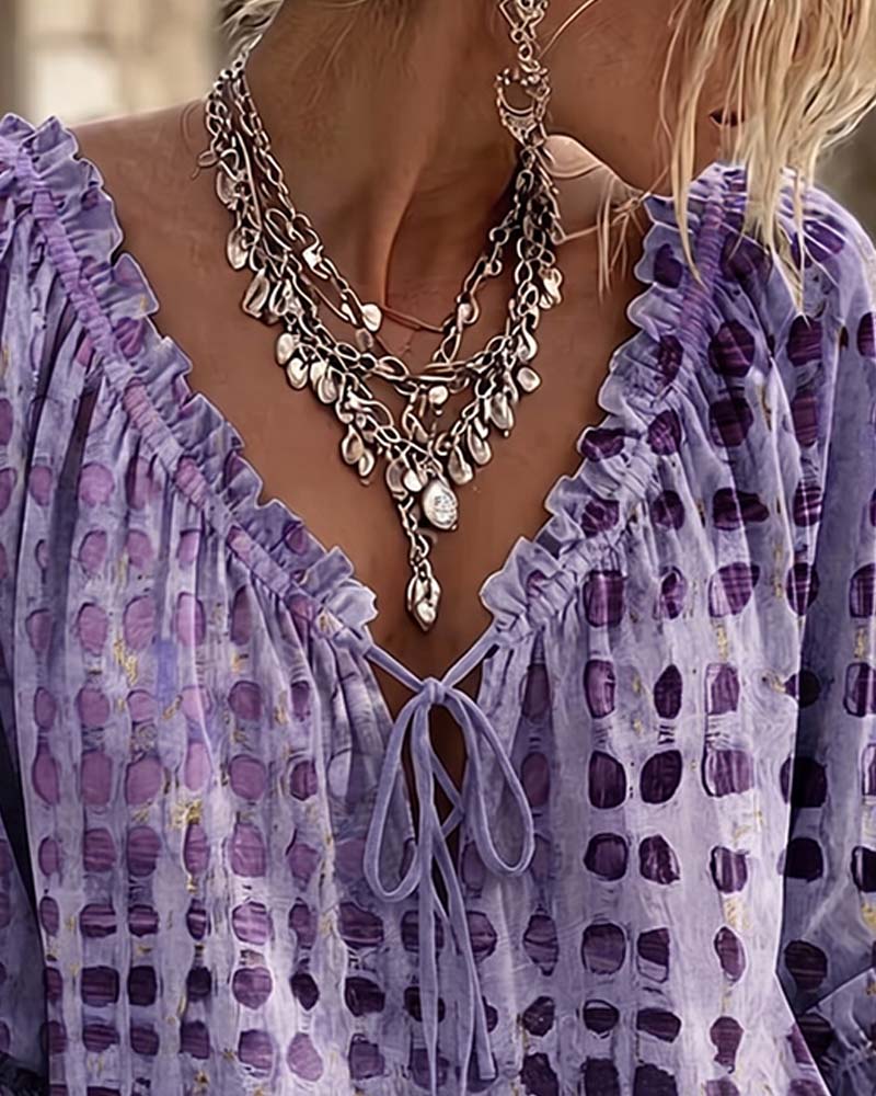 Roxan | Polka-dot blouse