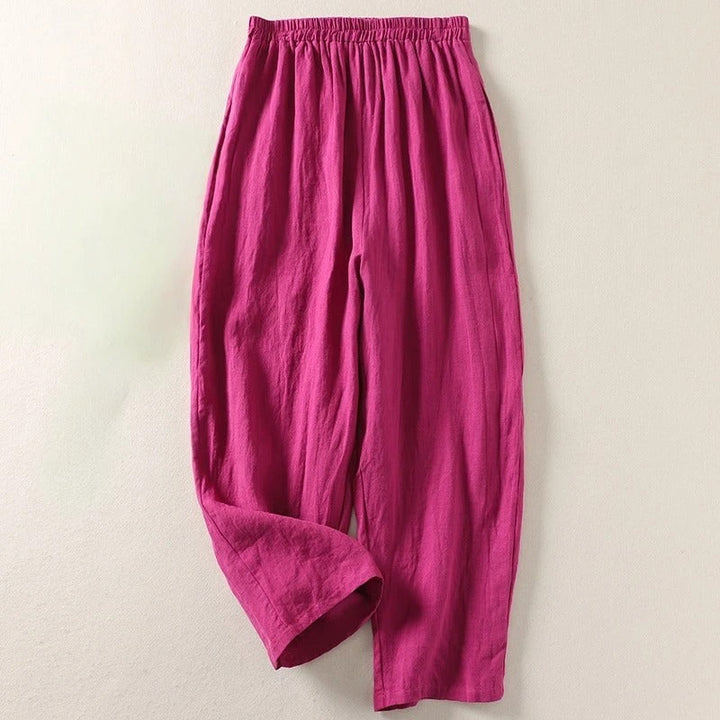 Amalia™ — Fluid Cotton and Linen Pants
