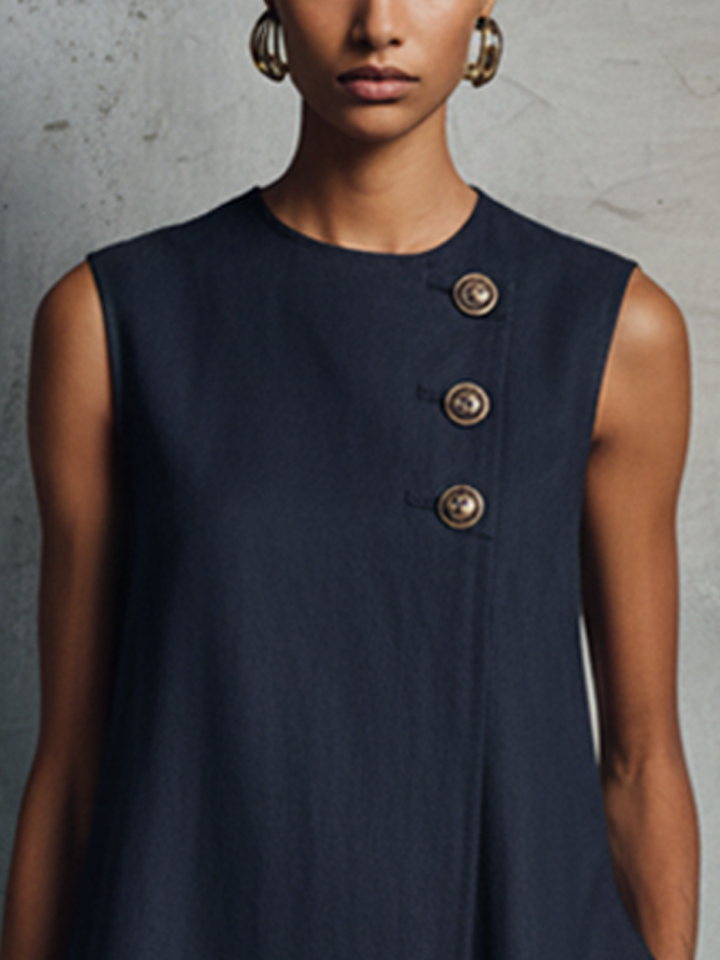 Women's Mini Navy Style Dress