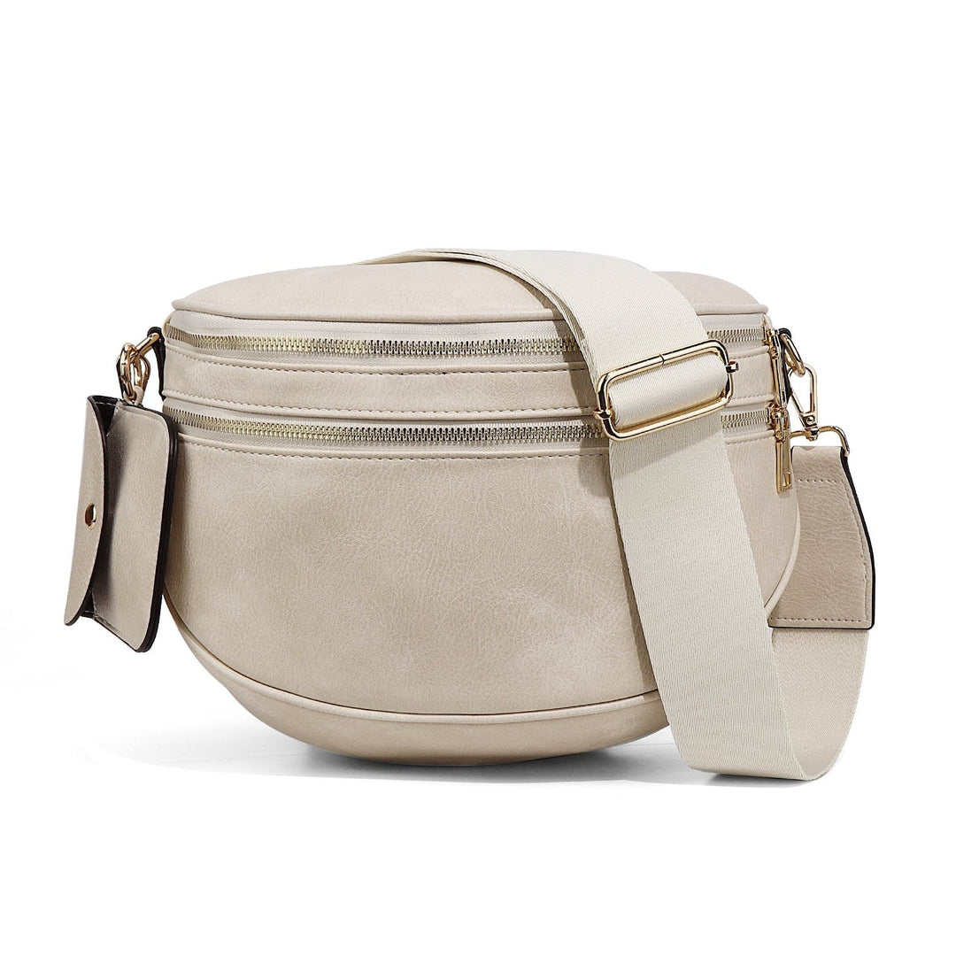 Olivia & Claire Checkered Crossbody Bum Bag