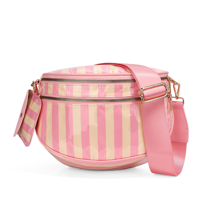 Olivia & Claire Checkered Crossbody Bum Bag