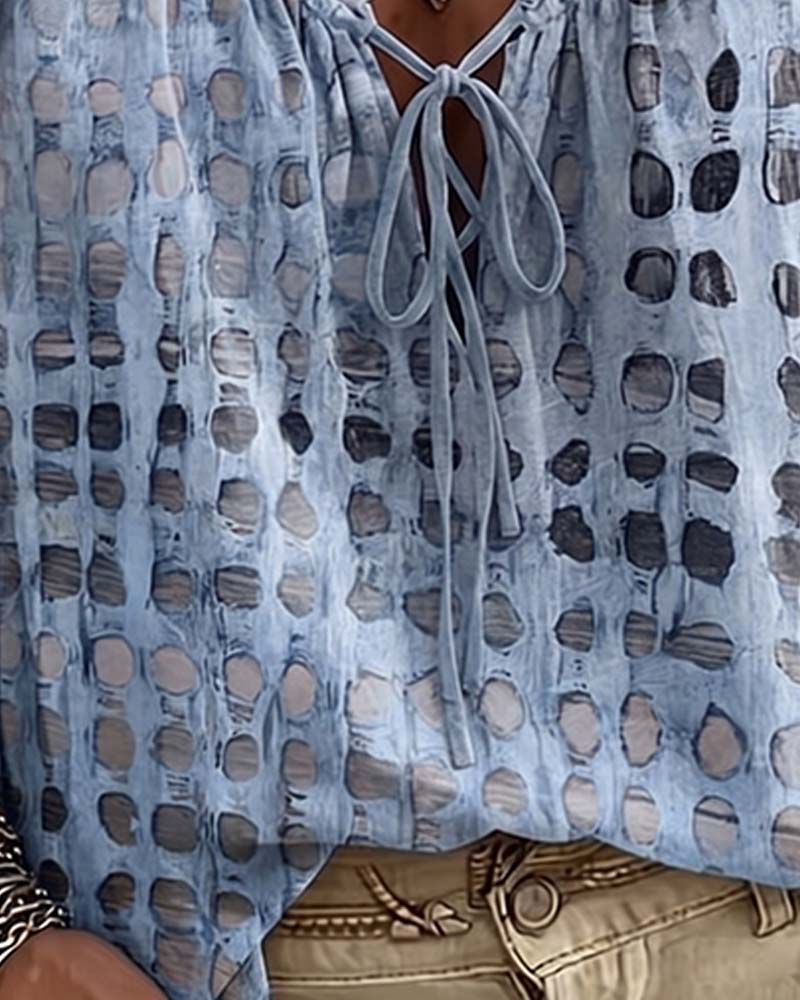 Roxan | Polka-dot blouse