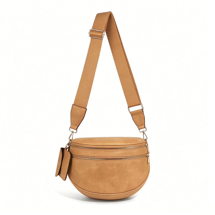 Olivia & Claire Checkered Crossbody Bum Bag