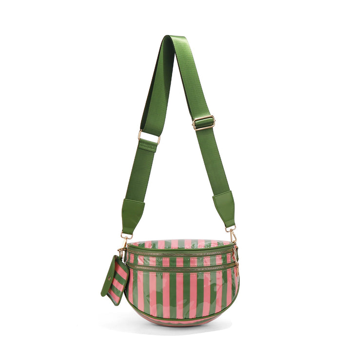 Olivia & Claire Checkered Crossbody Bum Bag