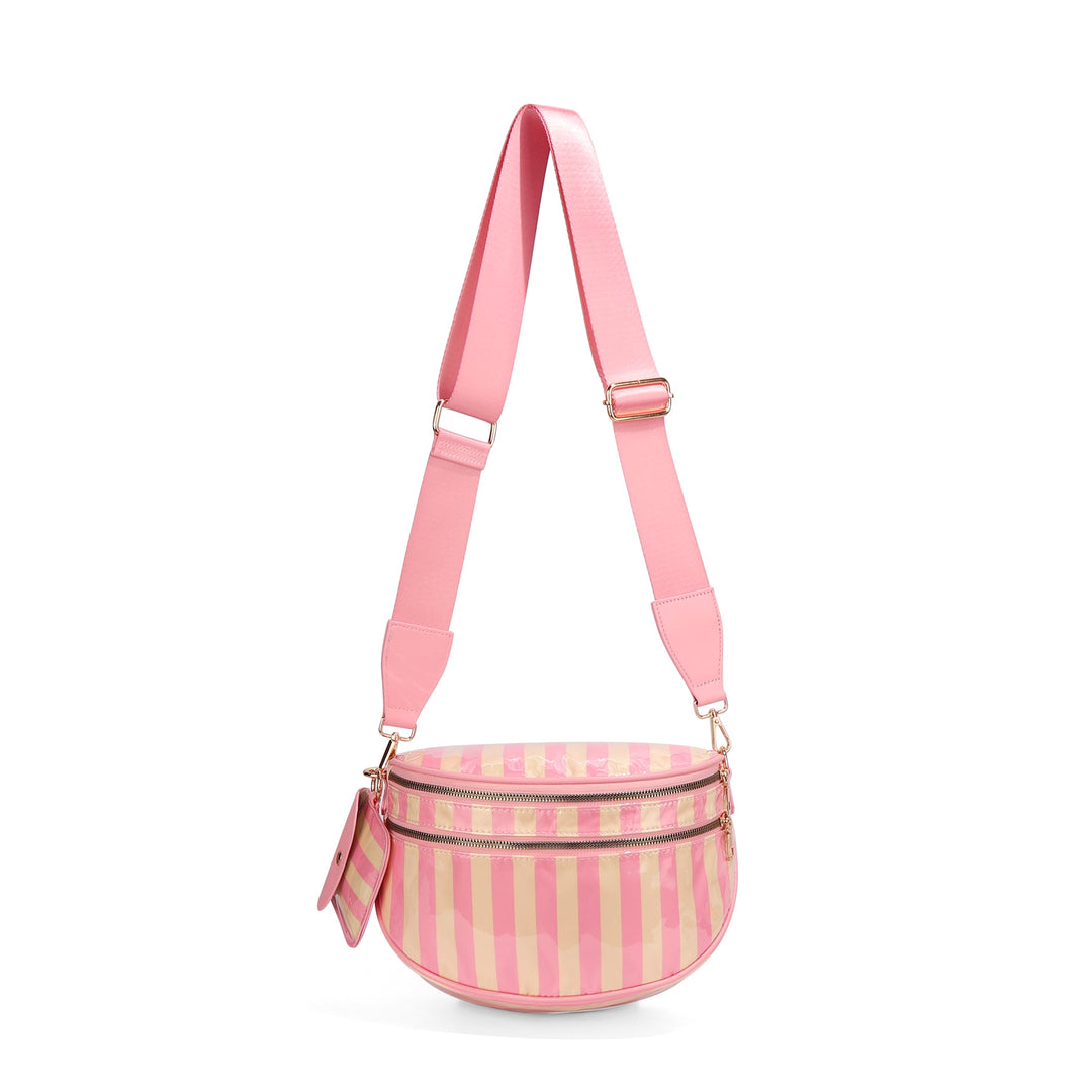 Olivia & Claire Checkered Crossbody Bum Bag