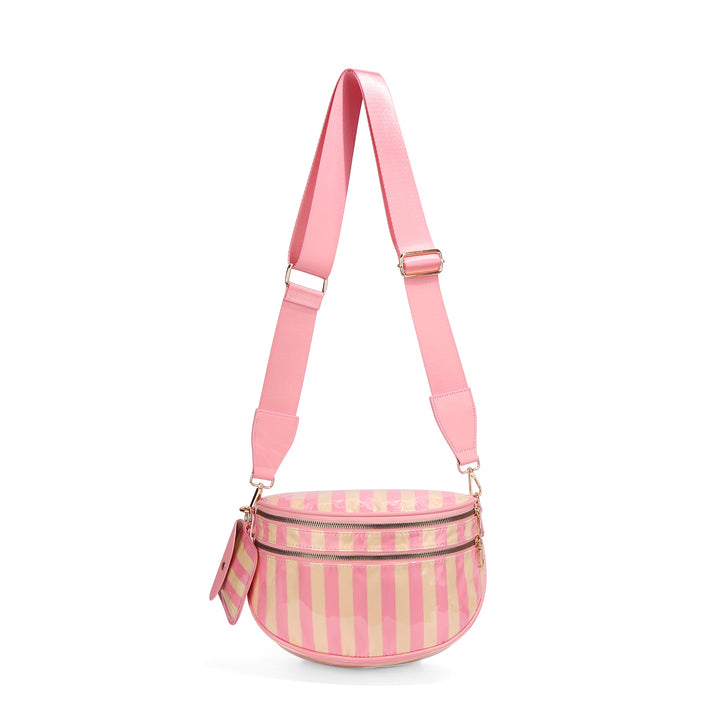 Olivia & Claire Checkered Crossbody Bum Bag