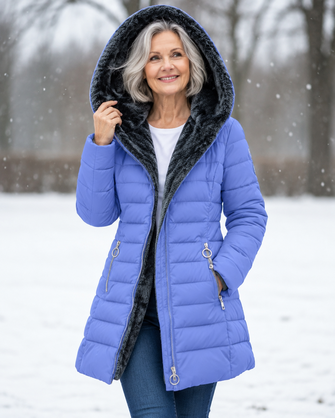 Aveline™ | Elegant Winter Coat with Hood