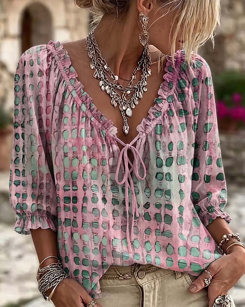 Roxan | Polka-dot blouse