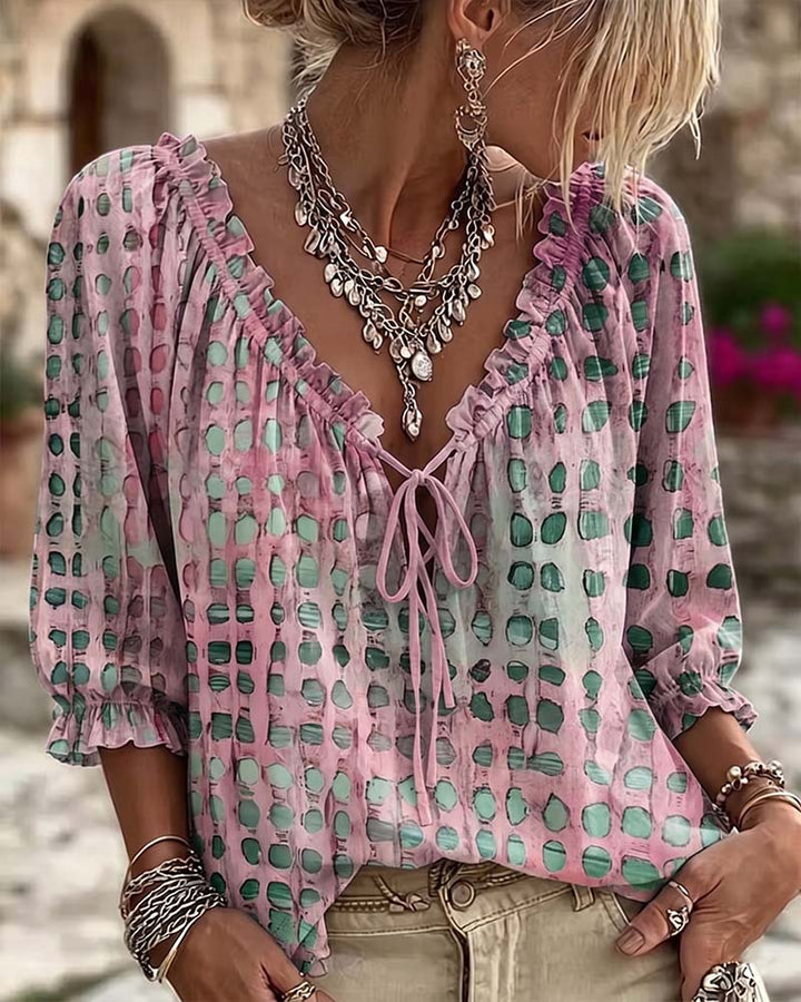 Roxan | Polka-dot blouse