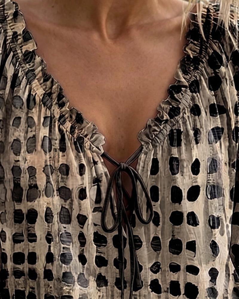 Roxan | Polka-dot blouse