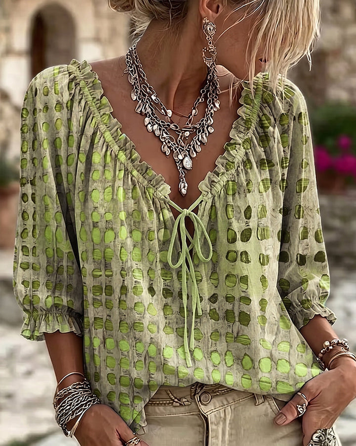 Roxan | Polka-dot blouse