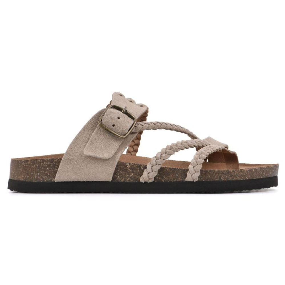 Harriet™ | Woven Cork Sandals