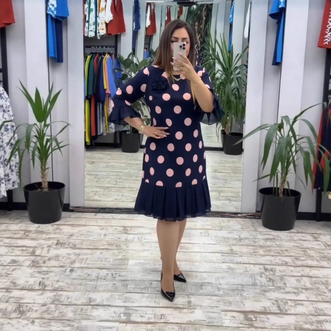Pamela™ Elegant Pleated Dress