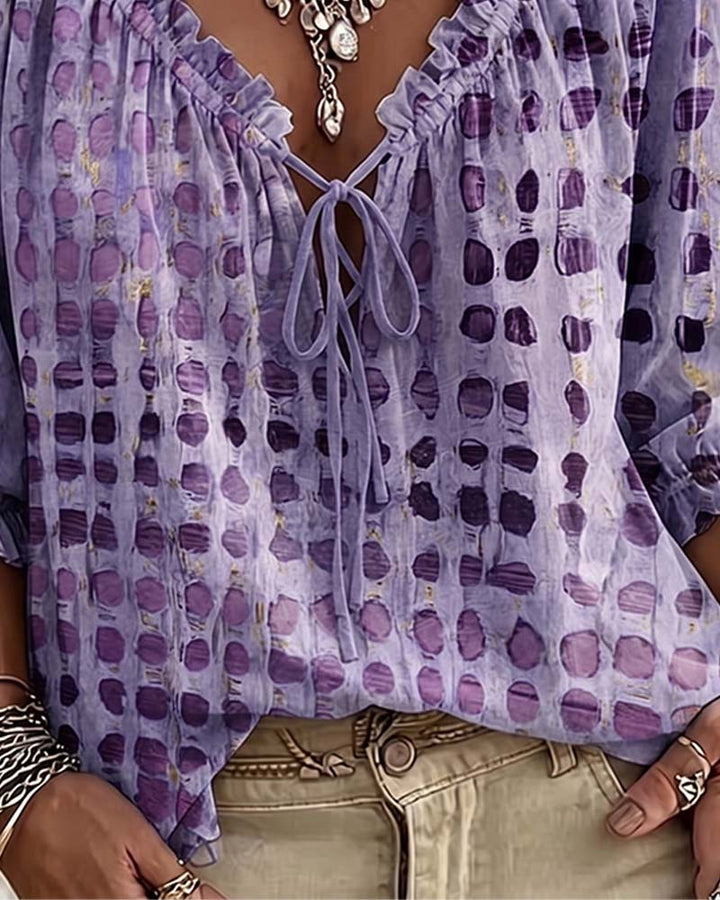 Roxan | Polka-dot blouse