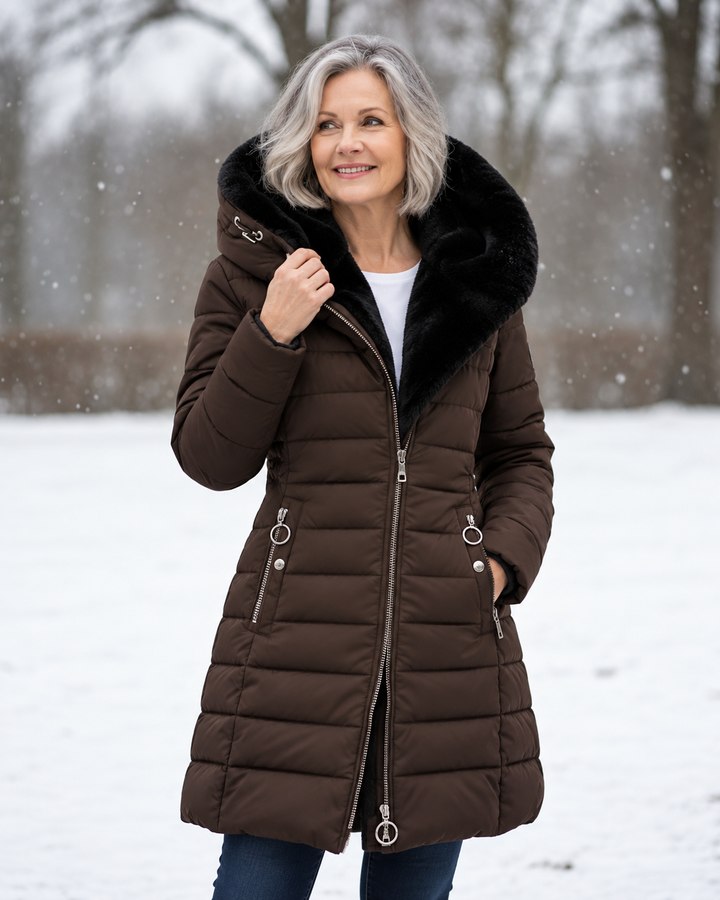 Aveline™ | Elegant Winter Coat with Hood