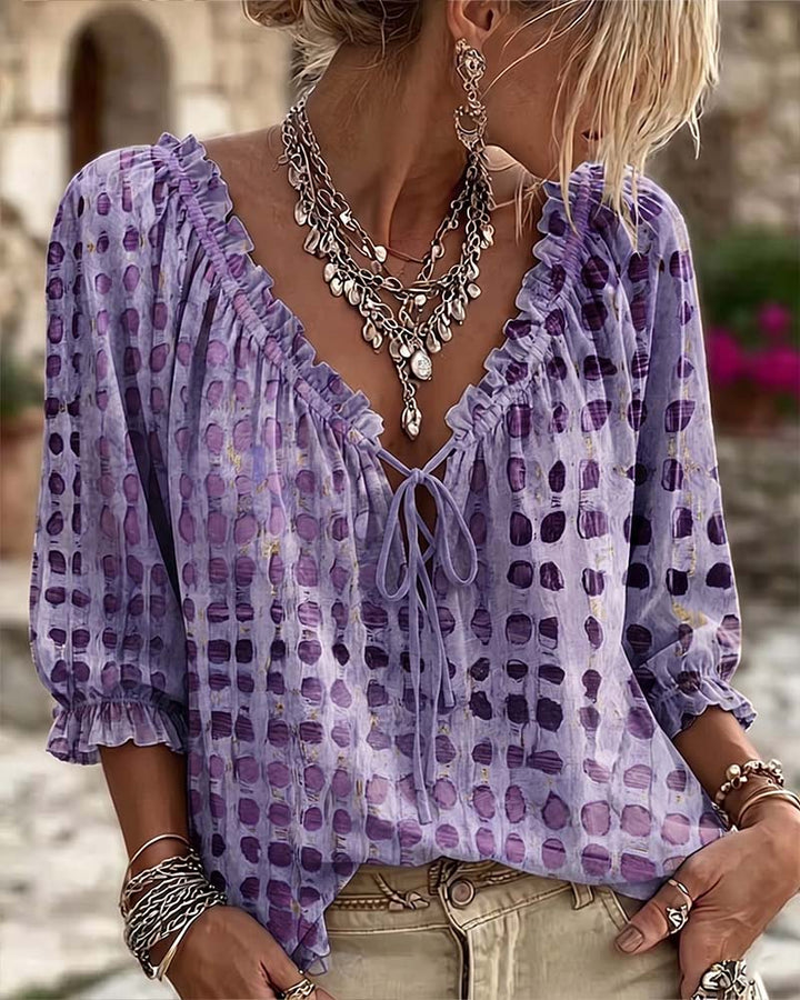 Roxan | Polka-dot blouse
