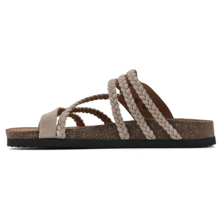 Harriet™ | Woven Cork Sandals