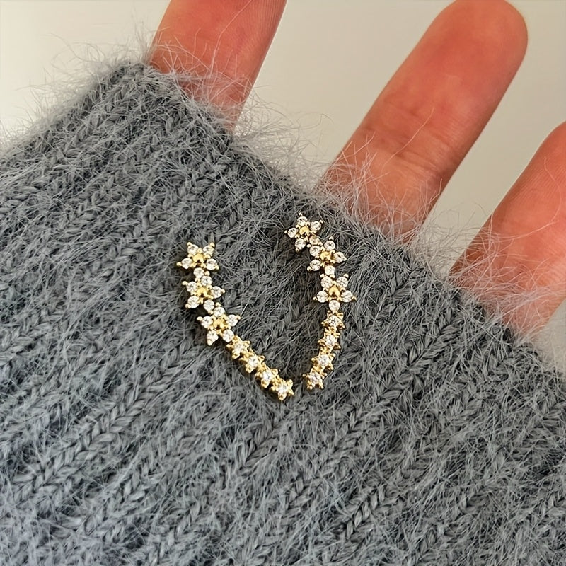 Celeste™ Crystal Climber Earrings