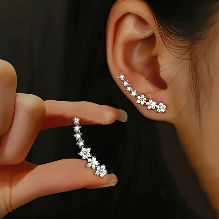 Celeste™ Crystal Climber Earrings