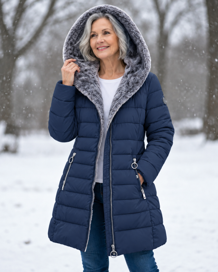 Aveline™ | Elegant Winter Coat with Hood