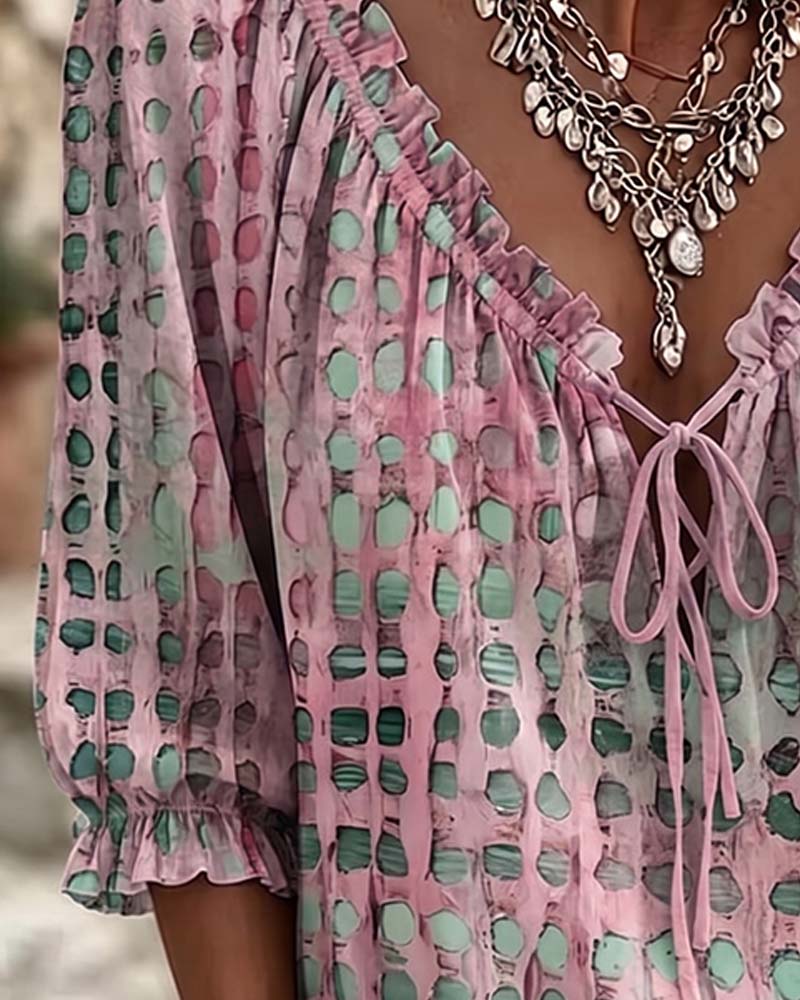 Roxan | Polka-dot blouse