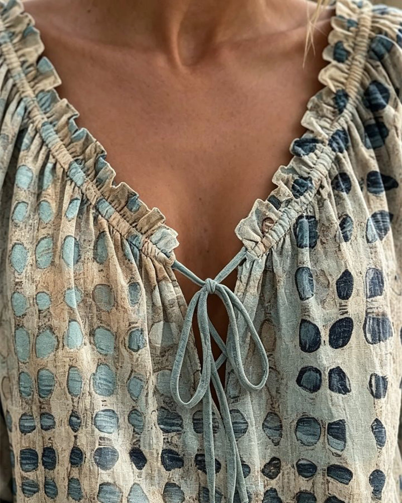 Roxan | Polka-dot blouse