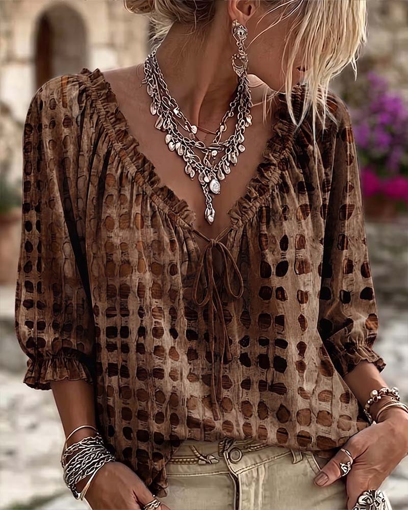 Roxan | Polka-dot blouse