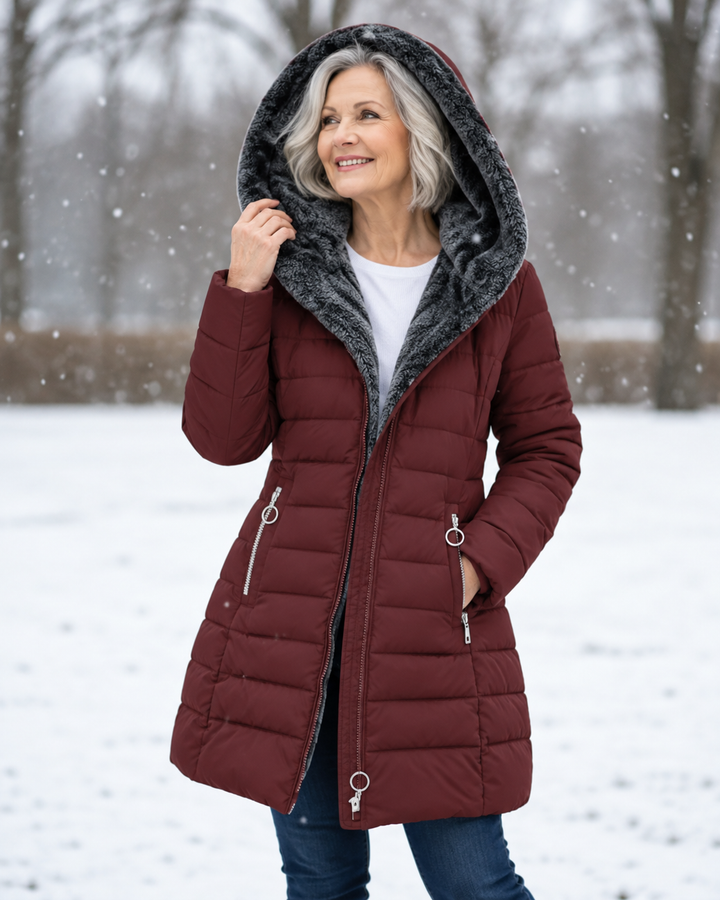 Aveline™ | Elegant Winter Coat with Hood