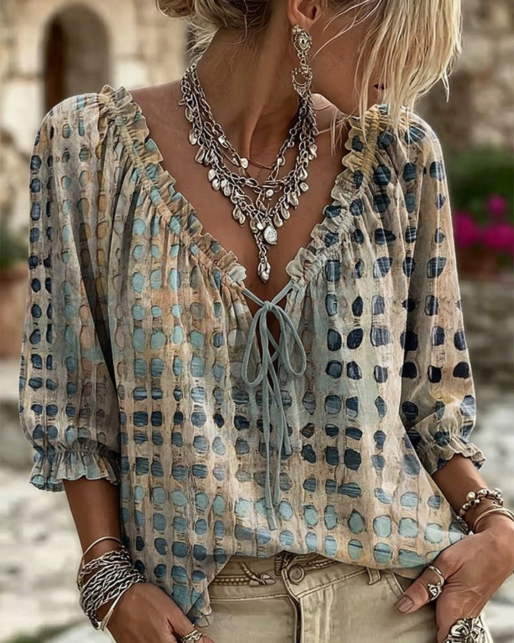Roxan | Polka-dot blouse