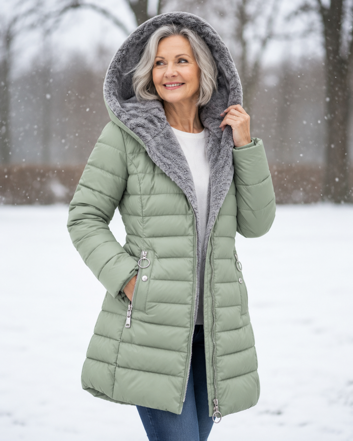 Aveline™ | Elegant Winter Coat with Hood