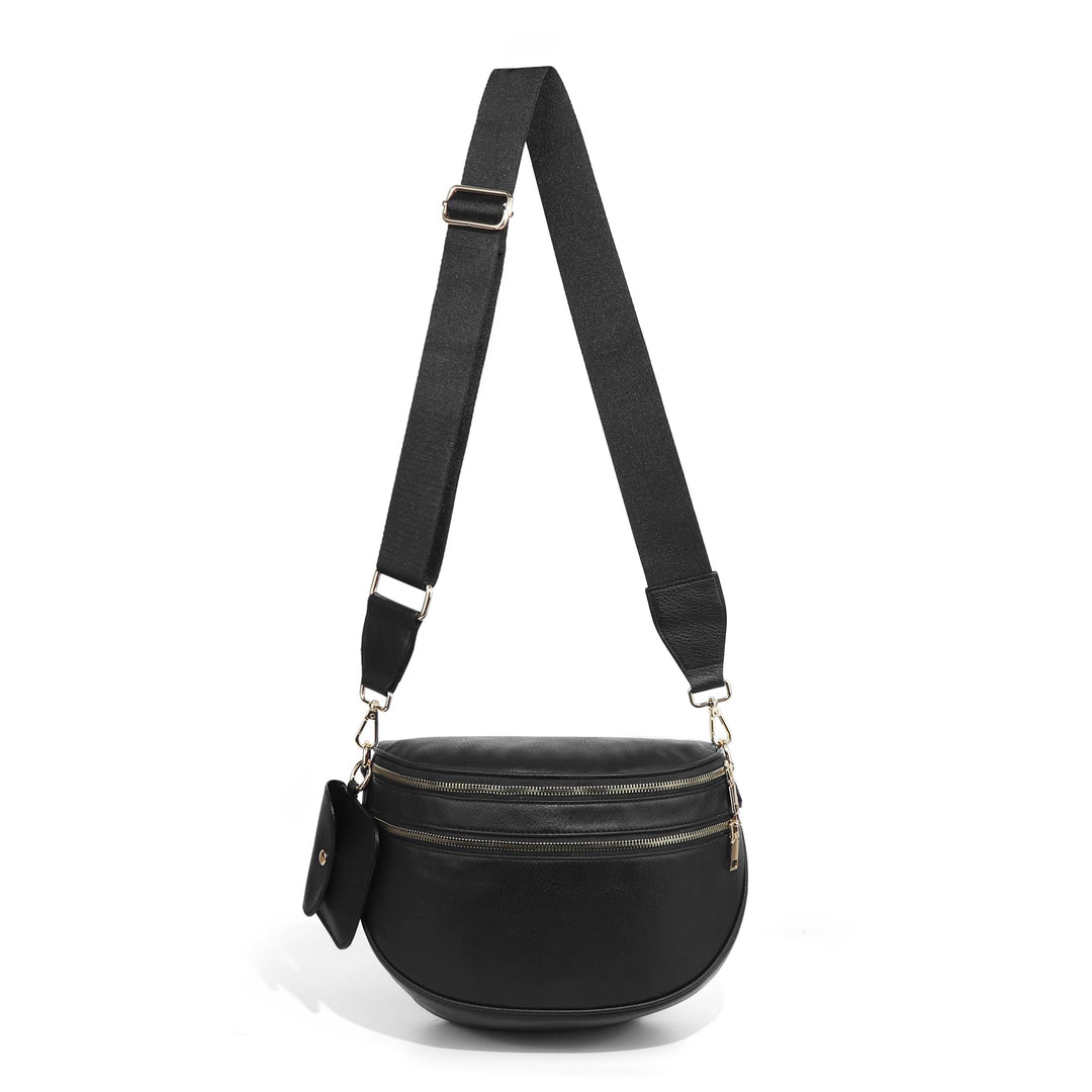 Olivia & Claire Checkered Crossbody Bum Bag