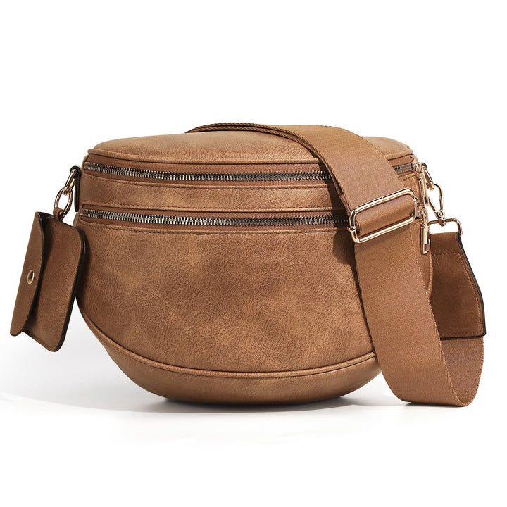 Olivia & Claire Checkered Crossbody Bum Bag