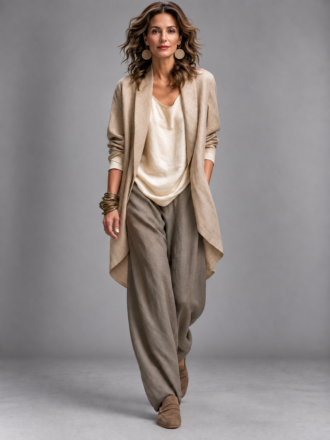 Bobbi | Three-Piece Set with Wide Legs