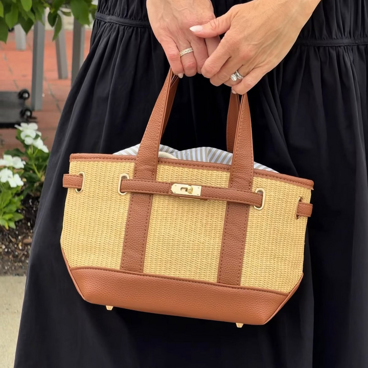 Charleston Mini Tote - Basketweave