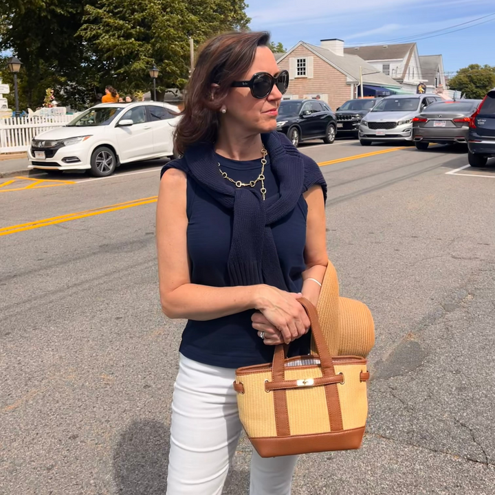 Charleston Mini Tote - Basketweave