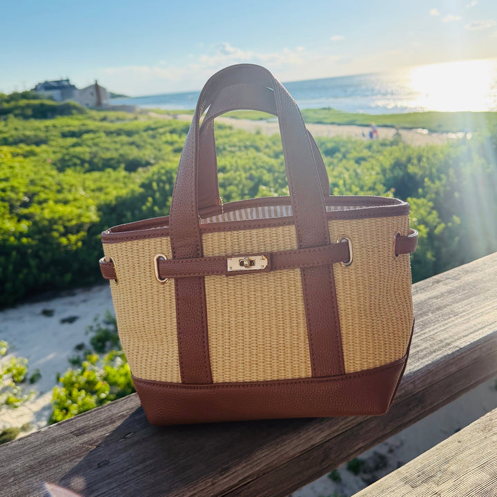Charleston Mini Tote - Basketweave