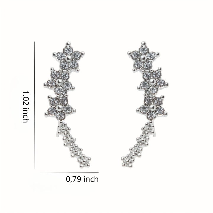 Celeste™ Crystal Climber Earrings