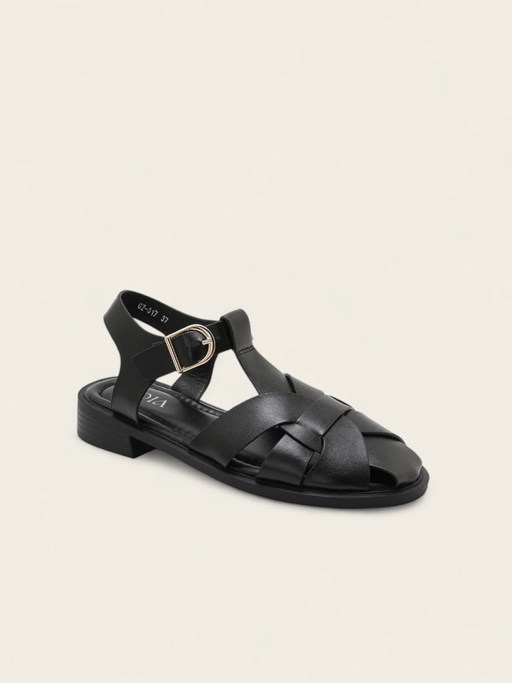 NAYA WOVEN CAGE SANDALS