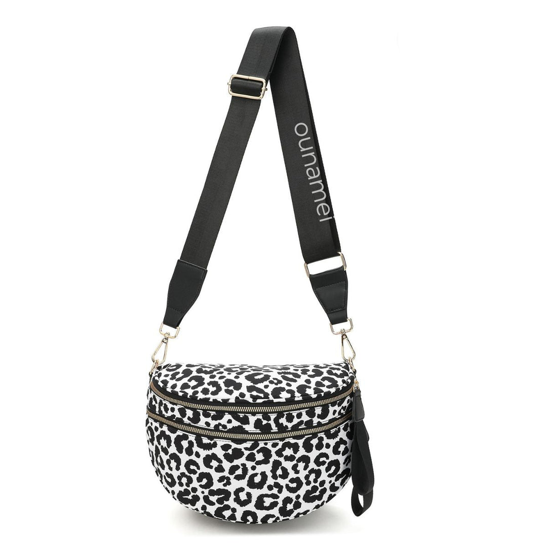 Olivia & Claire Checkered Crossbody Bum Bag