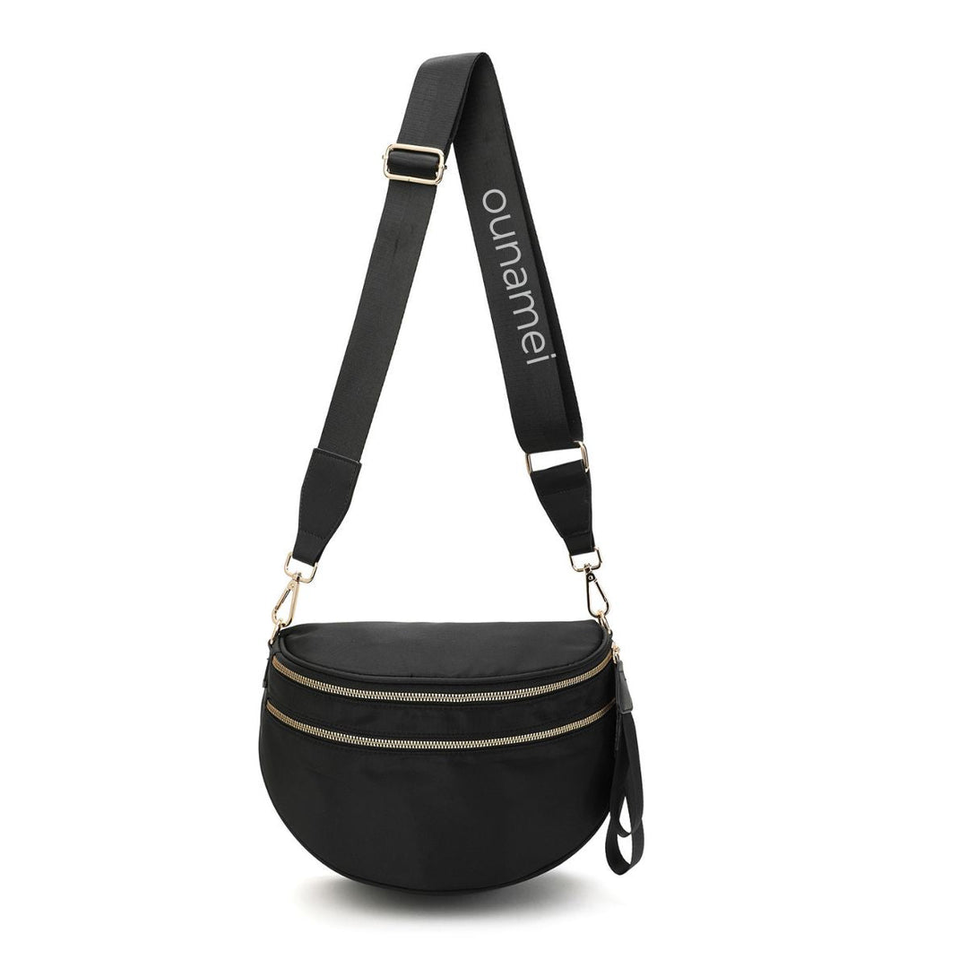 Olivia & Claire Checkered Crossbody Bum Bag