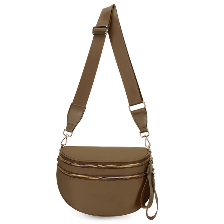 Olivia & Claire Checkered Crossbody Bum Bag