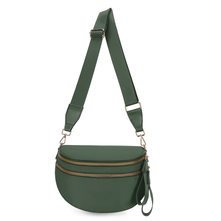 Olivia & Claire Checkered Crossbody Bum Bag