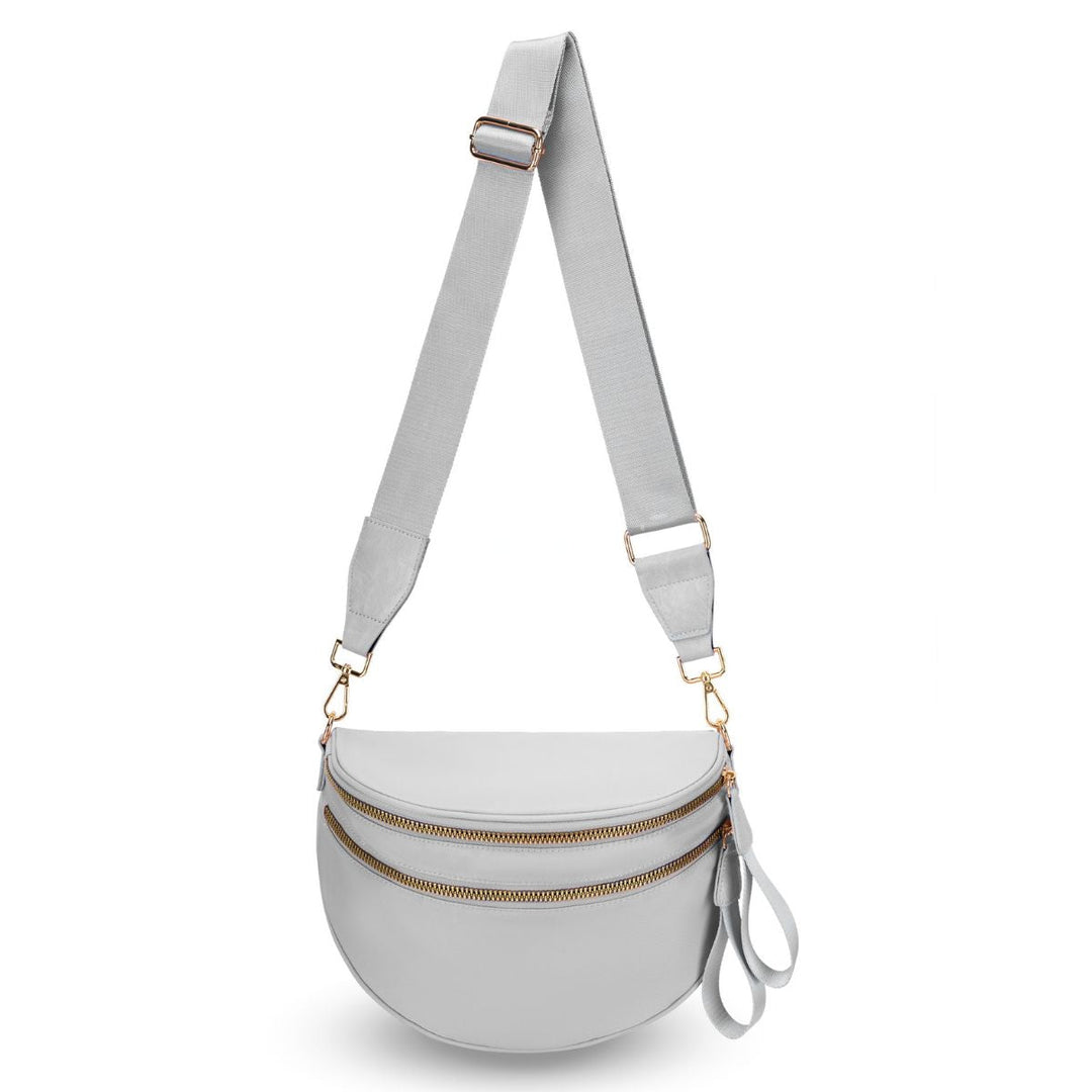 Olivia & Claire Checkered Crossbody Bum Bag