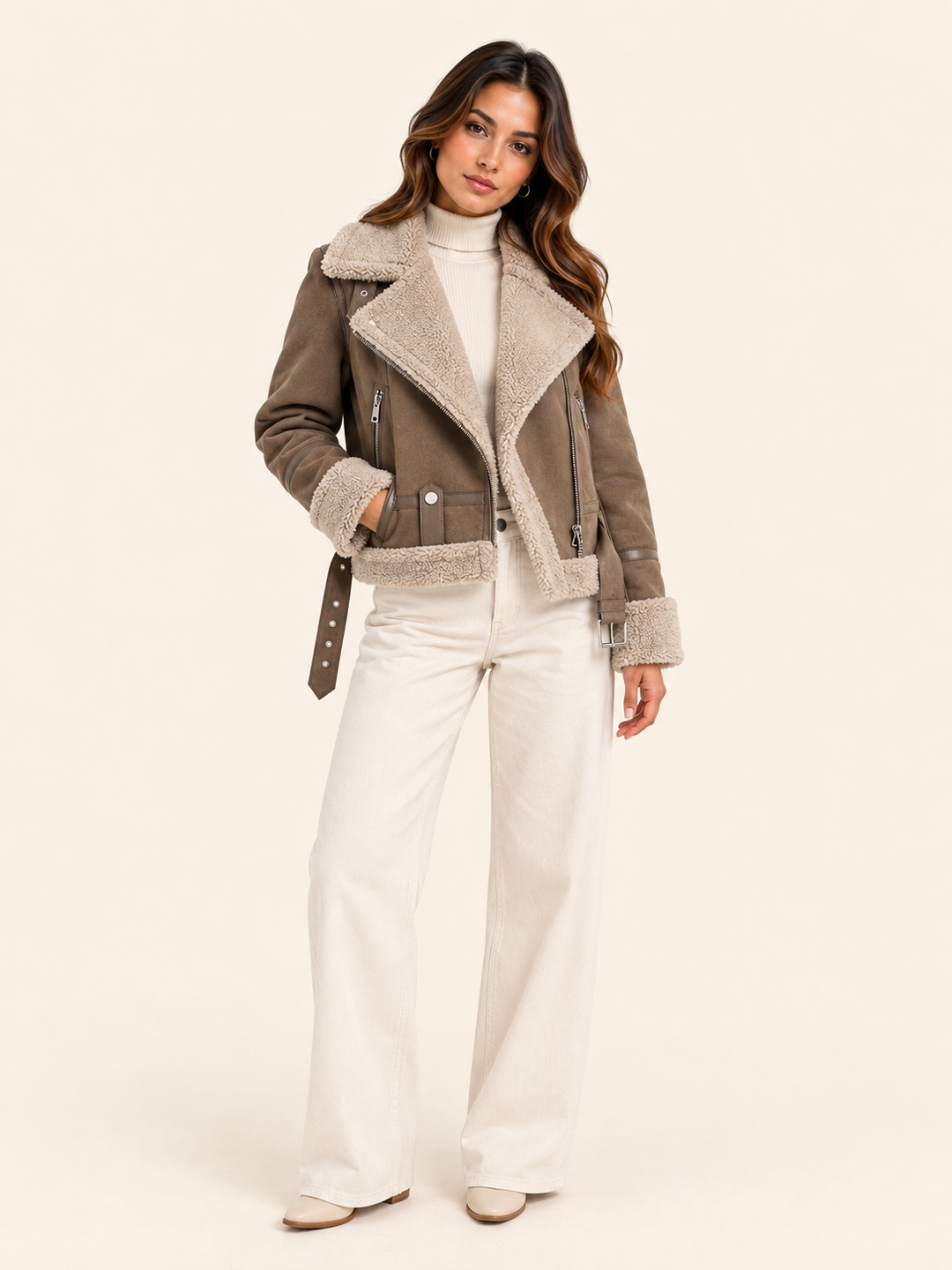 Elara | Wool Bomber Jacket