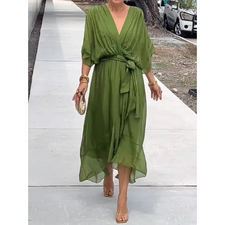 Hally™ Casual Chiffon Dress