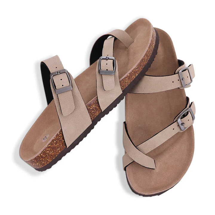 AMELIA - Cork Sandals