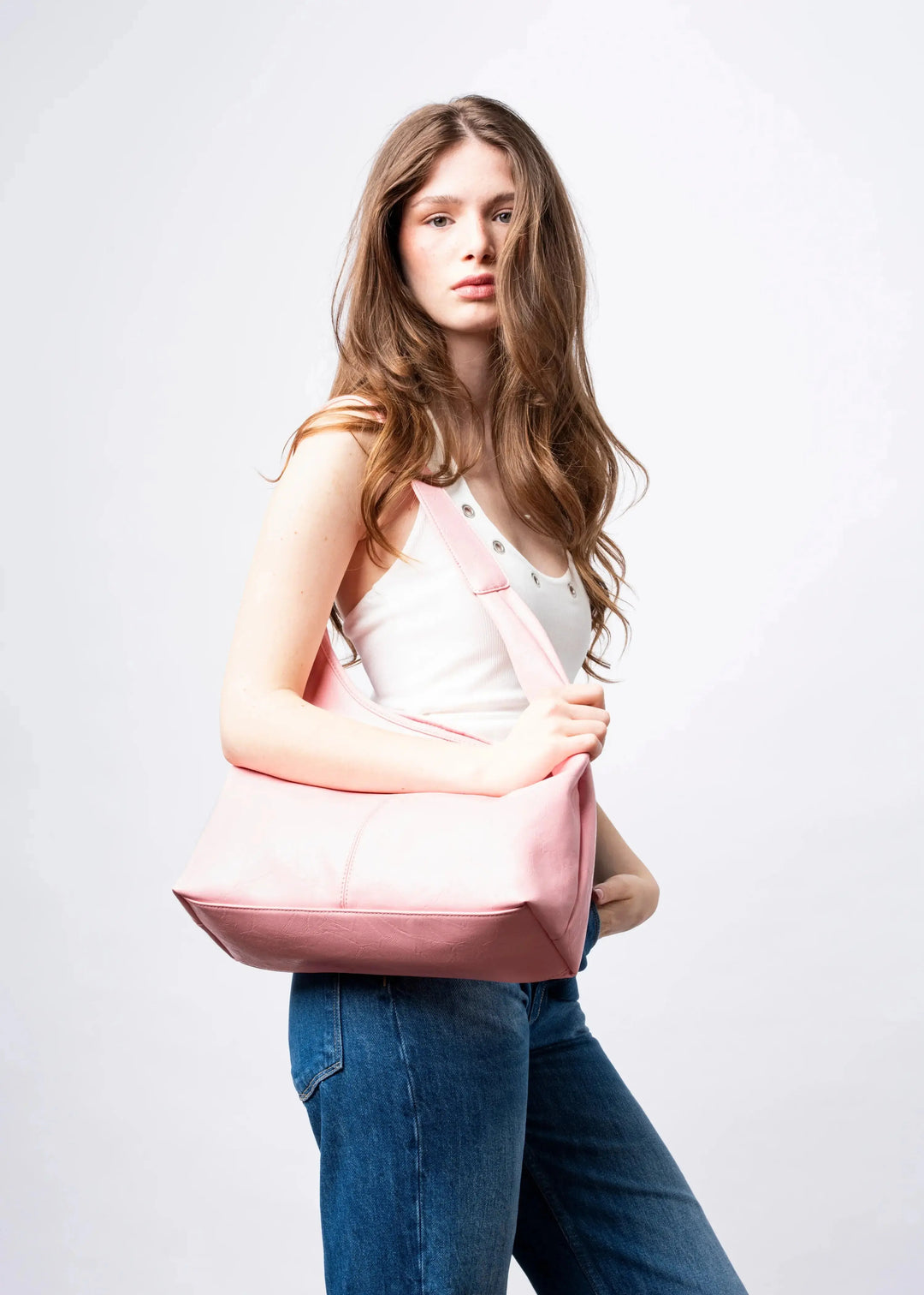 Scarlett Distressed Leather Tote