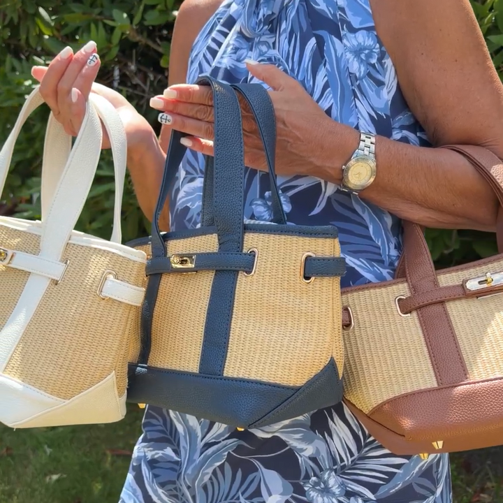 Charleston Mini Tote - Basketweave