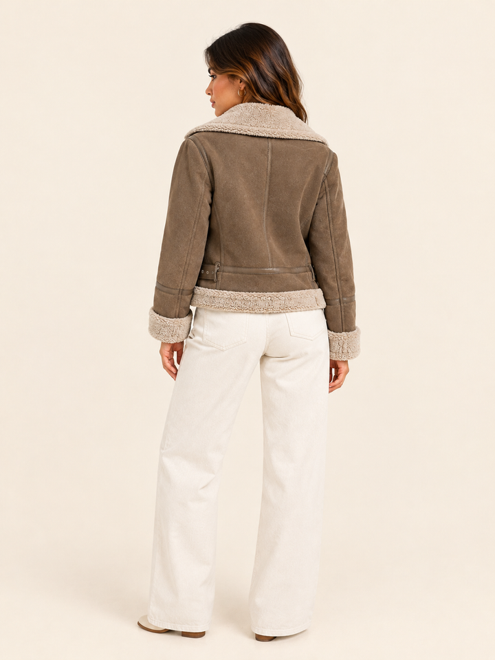 Elara | Wool Bomber Jacket